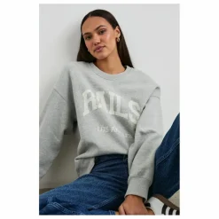Online Rails Sweat The Varsity | Gris chiné