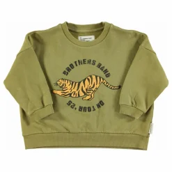 Piupiuchick Sweat Tigre Coton Bio | Olive Discount