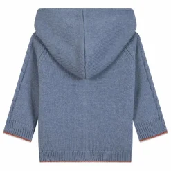 Clearance Tartine et Chocolat Sweat Torsades Laine | Bleu gris