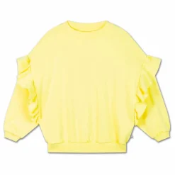 Repose AMS Sweat Volants Coton Bio | Jaune citron
