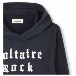 Sale Zadig & Voltaire Sweat Voltaire Rock Coton Bio | Bleu marine