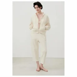 New American Vintage Sweat Zippé Bobypark Coton Bio | Ecru