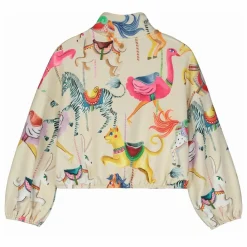 Enfant Maison Mangostan Sweat Zippé Carnival Coton Bio |