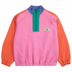 Enfant Bobo Choses Sweat Zippé Colorblock Coton Bio |