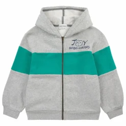 Bobo Choses Sweat Zippé Joy Coton Bio | Gris chiné
