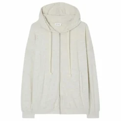 American Vintage Sweat Zippé Ypawood | Gris chiné Clearance