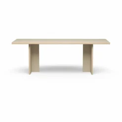 Hot HKliving Table à diner rectangulaire | Crème