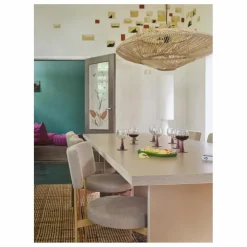 Hot HKliving Table à diner rectangulaire | Crème