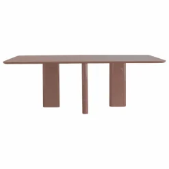 Clearance Gabrielle Paris Table à diner rectangulaire laqué Joe | Cranberry