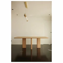 Gabrielle Paris Table à diner rectangulaire Joe Naturel Outlet