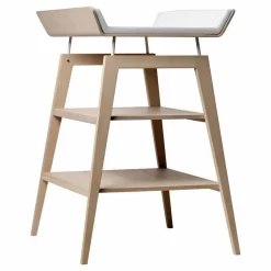 Clearance Leander Table à langer et matelas Linéa | Hêtre