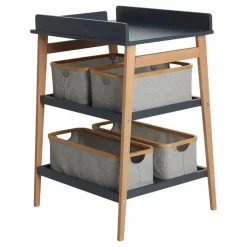 Quax Table à langer Hip | Noir New