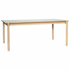 Clearance Hübsch Table à manger en chêne Oblique | Gris clair