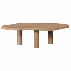 Gabrielle Paris Table basse en naturel | Chêne Clearance