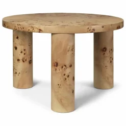 Hot Ferm Living Table basse en loupe de peuplier Post Naturel