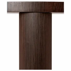 Sale Ferm Living Table basse Post en bois FSC | Chêne fumé