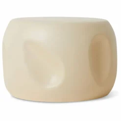 HKliving Table d'appoint en céramique | Crème Clearance