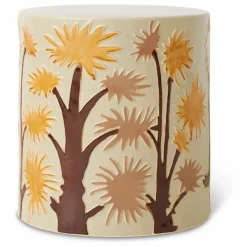 Best HKliving Table d'appoint en faïence | Crème