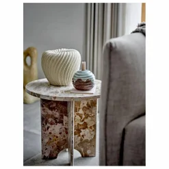 Bloomingville Table d'appoint Jasmia en marbre | Marron Sale