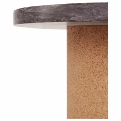 Hot Frama Table d'appoint Sintra, piétement en liège | Marbré noir