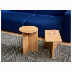 Hay Table d'appoint Slit ronde en bois |