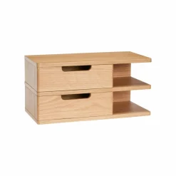 Hübsch Table de chevet en Chêne Best