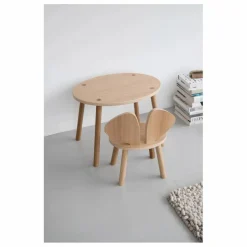 Nofred Table en Souris | Chêne Discount