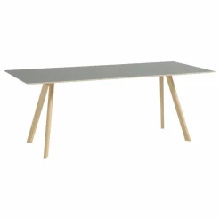 Best Hay Table laquée CPH30, pietement en chêne | Gris