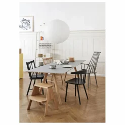 Best Hay Table laquée CPH30, pietement en chêne | Gris