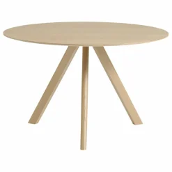Hay Table ronde laquée CPH20, pietement en | Chêne New