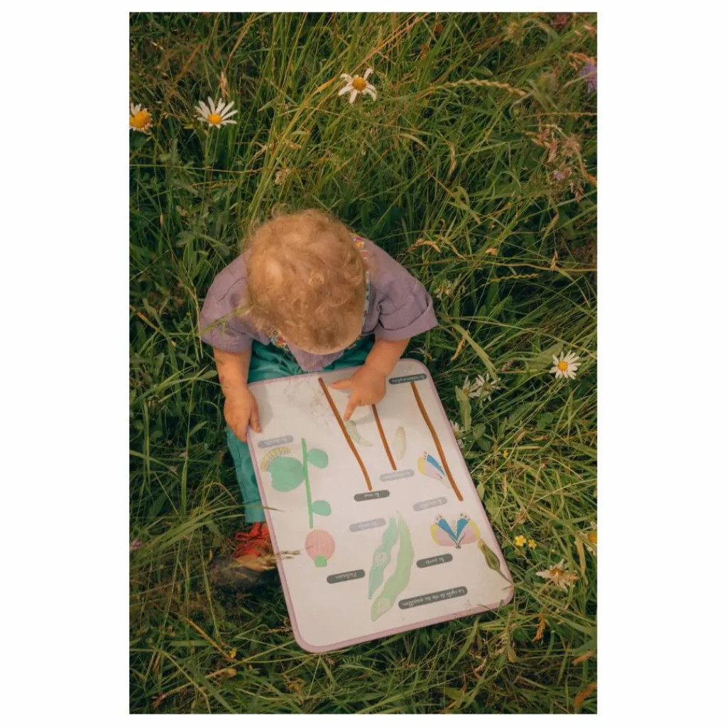 Ma Cabane à rêves Jeux Éducatifs|Tableau blanc magnétique | Lilas