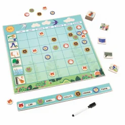 Janod Tableau d'organisation Multicolore Best