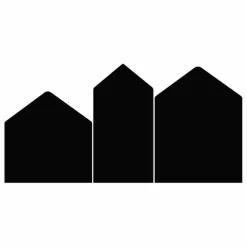 Ferflex Tableau magnétique «  Ma ville » et son jeu de 21 formes géométriques