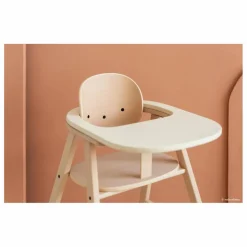 Nobodinoz Accessoires De Chaises Hautes|Puériculture|Tablette en bois pour chaise haute Growing green