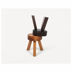 Outlet Frama Tabouret AML en pin | Bois foncé