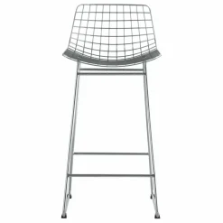 Outlet HKliving Tabouret de bar en métal | Chromé
