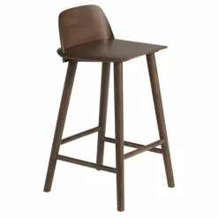 Muuto Tabouret de bar Nerd | Bois foncé Online