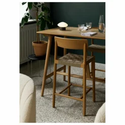 Clearance & Tradition Tabouret de bar sangles naturelles 65 cm Betty TK12 en | Chêne