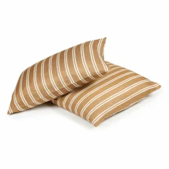 Libeco Taie d'oreiller Canal Stripe en lin |