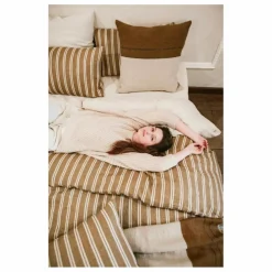 Libeco Taie d'oreiller Canal Stripe en lin |