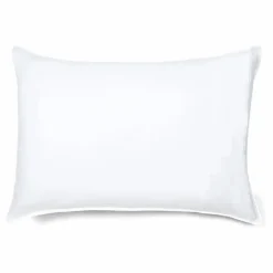 Haomy Taie d'oreiller Dili en voile de coton | Blanc