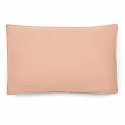 Haomy Taie d'oreiller Dili en voile de coton | Beige rosé Hot