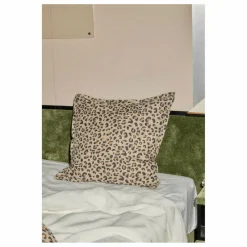 Gabrielle Paris Taie d'oreiller en lin lavé | Léopard New