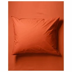 New Suite 702 Taie d'oreiller en percale organique - Poppy | Orange