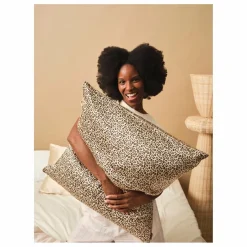 Femme Emily's Pillow Linge De Lit|Soins Des Cheveux|Taie d'oreiller en soie de mûrier imprimé