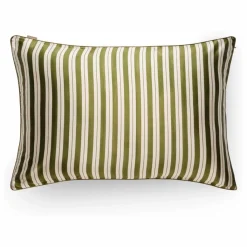 Femme Emily's Pillow Taie d'oreiller en soie de mûrier imprimé Rayures |