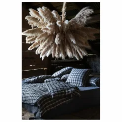 Clearance Le Monde Sauvage Taie d'oreiller Highlands en lin lavé | Gris foncé