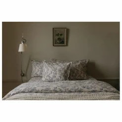 Outlet garbo&friends Taie d'oreiller Jardim en mousseline de coton | Cobalt