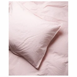 Discount Suite 702 Taie d'oreiller Striped en Coton Bio - Set de 2 | Rose