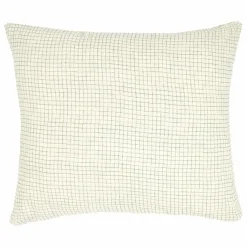 New Nobodinoz Taie d'oreiller Wabi-Sabi Blue Grid | Bleu